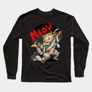 Curse of the Mummy cat Long Sleeve T-Shirt